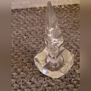 Vintage Crystal Multifaceted Perfume Bottle